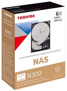 Toshiba N300 NAS 3.5" 6TB 7200 RPM SATA III HDD (HDWG460UZSVA) - Picture 1 of 1