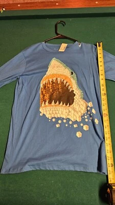 Camiseta Tiburón Manga Larga Gráfica Talla XXL 16 - Lugar para Niños - Pixel Nueva con Etiquetas Foto 1 de 4