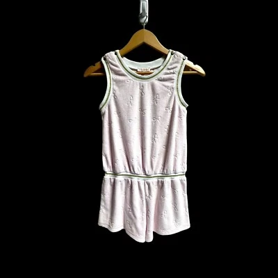 Mameluco sin mangas rosa Lili Gaufrette para niñas talla 12 divertido fácil 1 pieza usado Foto 1 de 4