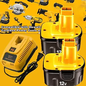 12V XRP 3.0/3.6Ah Battery For Dewalt DC9071 DW9071 DW9072 DW953 DW965 or Charger - Picture 1 of 8