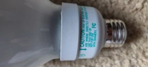 Two (2) 15 Watt CE15 BR30 CFL Light Bulb 120V - Picture 1 of 5