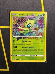 Celebi 009/185 - Pokemon TCG Vivid Voltage Sword & Shield Amazing Rare Card NM - Picture 1 of 2