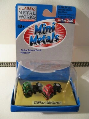 1953 White 3000 Tractors (2) - Classic Metal Works - 1:160 Scale N Gauge - NEW!! - Image 1 of 4