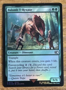MTG Final Fantasy, Balamb T-Rexaur - Foil - Picture 1 of 1