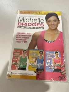 Michelle Bridges Exercise DVD Set : Crunch Time / Circuit / Cardio Kicker : New - Picture 1 of 1