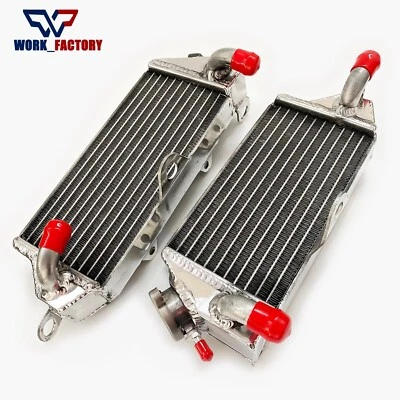 Radiador todo aluminio para Kawasaki KX500 KX 500 1988-2004 1994 1995 pulido R&L Foto 1 de 4