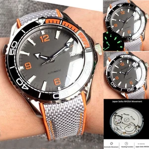 41mm Bliger Gris Dial Sapphire Glass 24 Jewels NH35A reloj automático para hombre - Imagen 1 de 16