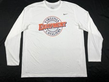 NEW Nike Virginia Cavaliers - White Dri-Fit Long Sleeve Shirt (2XL)