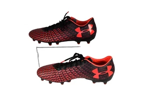 Under Armour Mens Red Soccer Cleats Shoes Size 11.5 M Burgundy Red 4501260973 - Picture 1 of 8