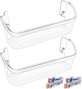 2 PACK 242126602 Refrigerator Door Bin Shelf Fit Frigidaire AP6278233 PS12364199 - Picture 1 of 7