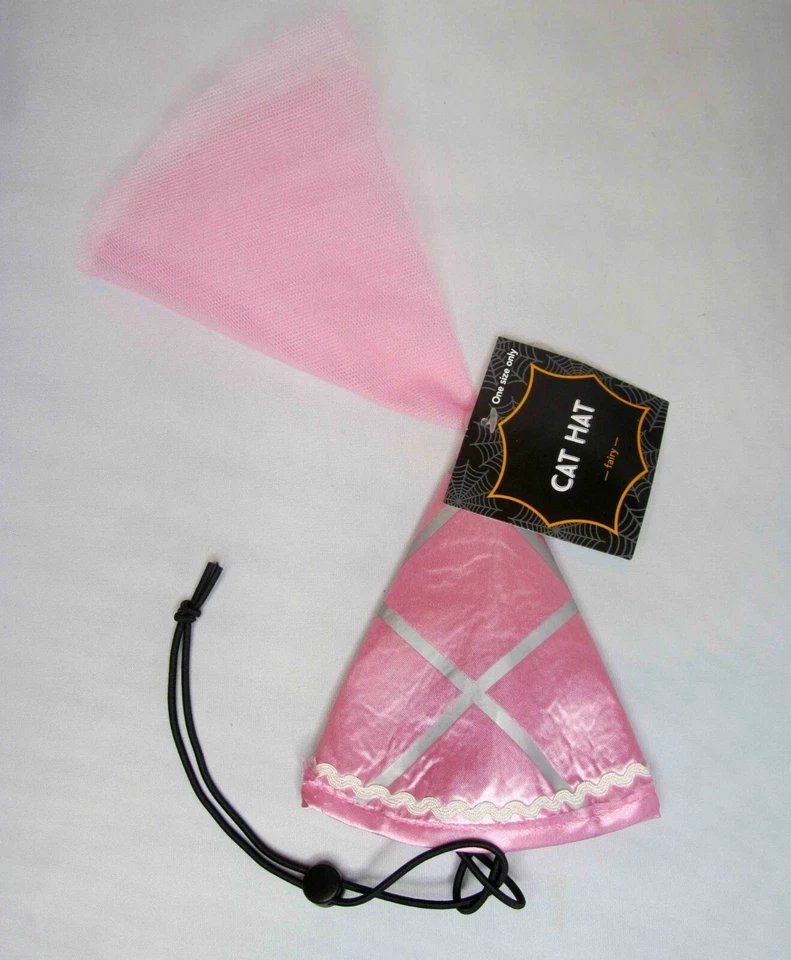 Medieval Pink Princess Teddy Bear / Doll Clothing Cat Hat Pet Halloween Costume - Image 1 of 4