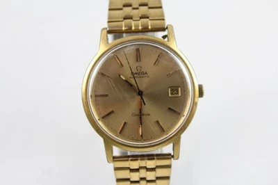 Omega Geneve Goldfarbene Uhr Ref. 166.0163 Automatik funktionstüchtig - Bild 1 von 4