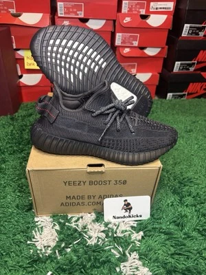 Adidas Yeezy Boost 350 V2 Black Non-Reflective Multi Sizes FU9006 - Image 1 of 4