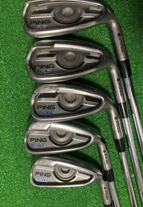PING G Iron Set 5pcs 6-9.W KBS Tour 90 Flex R Black Dot - Picture 1 of 10