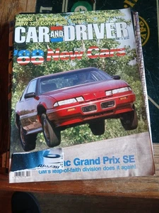 CAR AND DRIVER '88 NEW CARS OCTOBER 1987 VOL.33 #4  - Picture 1 of 7