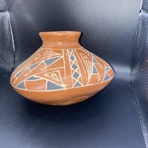 Mata Ortiz Pottery Coil Vessel Vase By Benjamin Soto Pre-Hispanic Artifact Style - Picture 1 of 7