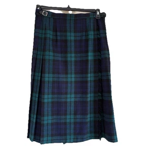 "Reloj negro de colección Laird Portch of Scotland tartán a cuadros falda envolvente cintura de lana 28""" - Imagen 1 de 11