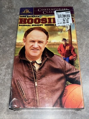 Hoosiers VHS Gene Hackman Dennis Hopper Barbara Hershey 1986 *** New Sealed*** - Image 1 of 3