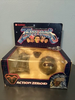 Vintage 1983 Terrahawks Bandai Sgt Major Action Zeroid Complete In Box - Image 1 of 4