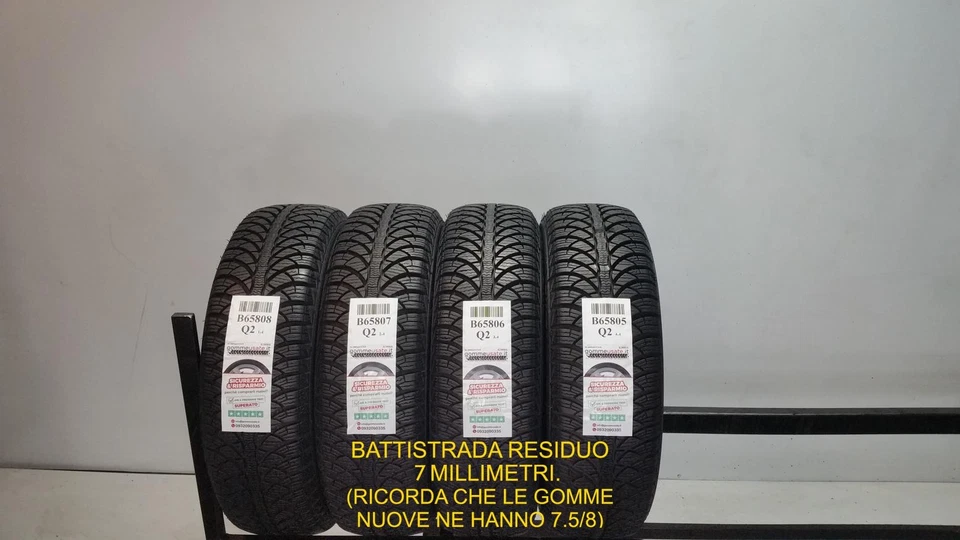 GOMME USATE  TERMICHE 165/60R15 77T FULDA KRISTALL MONTERO 3 PNEUMATICI B65808 - Bild 1 von 1