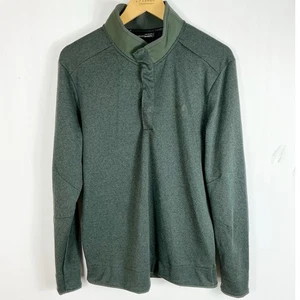 Under Armour Herren Storm Golf Pullover Sweater Grün Quarter Snap Coldgear Large - Bild 1 von 8