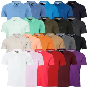 Calvin Klein Herren 2025 Campus 3 Knöpfe gerippter Kragen Golf Polo Shirt 29 % Rabatt UVP - Bild 1 von 81