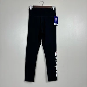 Leggings Champion Mujer Med Negro 7/8 Absorción de Humedad Atlético Gimnasio Entrenamiento - Imagen 1 de 9