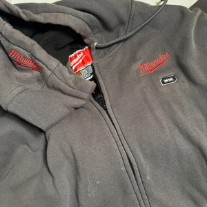 Milwaukee M12 Heated Gear Sweater Hoodie Jacke Gr. Herren grau XXL - ohne Akku - Bild 1 von 7
