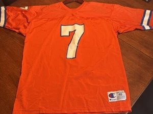Vintage John Elway Denver Broncos #7 Orange Trikot Champion NFL Football Herren 48 - Bild 1 von 10