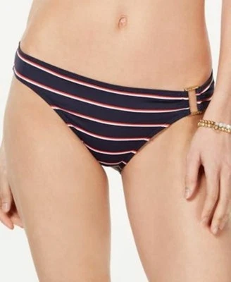 Ralph Lauren Bikini Bottoms Womens 16 Blue Red Striped Resort Vacation NEW $60 - Image 1 of 3
