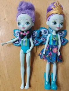 Mattel Enchantimals Patter Peacock Puppen beide enthalten  - Bild 1 von 6