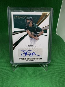 Tyler Soderstrom 2021 Panini Immaculate Auto #91/99 - Bild 1 von 2