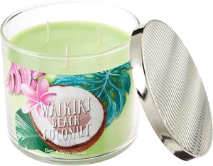 Bath and Body Works Waikiki Beach Coconut 3 Docht Kerze - Design 2 - Bild 1 von 1