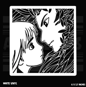 Howls Moving Castle - Howl and Sophie -Love - Ghibli - Anime - decal sticker - Picture 1 of 3