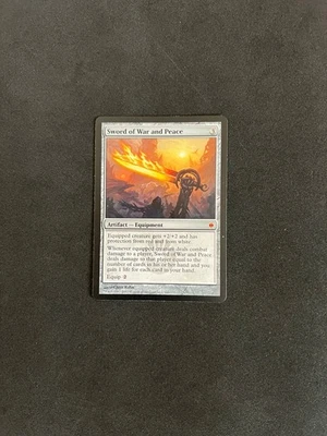 Sword of War and Peace [New Phyrexia] Magic MTG Cards LP - Image 1 of 2