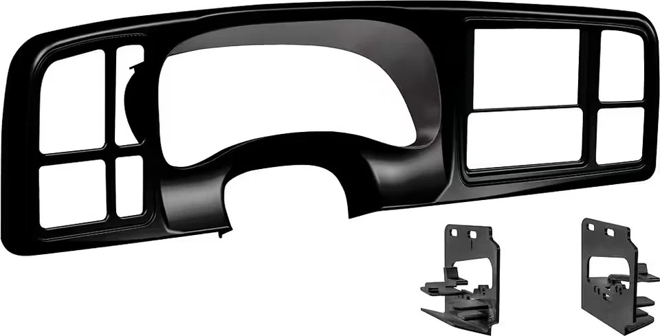 Metra - Dash Kit for Select 1999-2002 GM Full-Size Trucks and SUVs DDIN - Mat... - Image 1 of 1