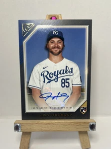 JON HEASLEY 2022 Topps Gallery Rookie Autographs #RA-JH Kansas City Royals - Picture 1 of 6