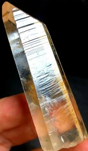 72g 1PC Himalayan RARE RAW Natural Lemurian Quartz Lemuria Crystal Point f942 - Picture 1 of 8
