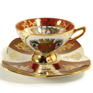 Triberg im Schwarzwald Demitasse Tasse & Untertasse Serle 315 Germany Souvenir Vintage - Bild 1 von 11