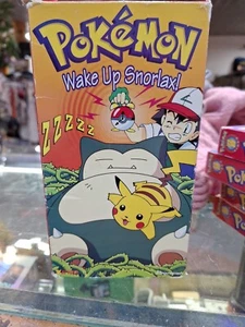 Pokemon Wake Up Snorlax VHS Tape Video Cassette - Picture 1 of 5