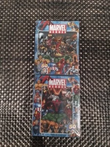 Marvel Heroes - 2 50pc Puzzles 2007 New Sealed - Picture 1 of 2