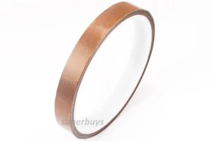12mm PTFE Tape Adhesive Low Friction Nonstick Non Anti Stick High Temperature - Picture 1 of 5