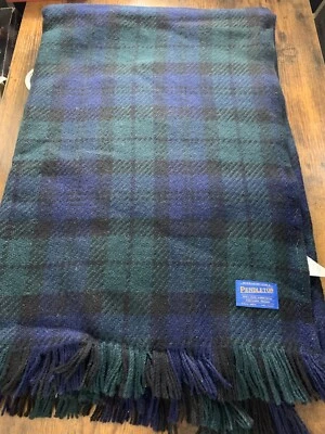 Pendleton Beaver State Wool Blanket Red & Green Aztec Blanket - Image 1 of 4