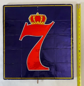Vintage Seagrams 7 VO Whiskey Rotating Foil Wrapped Event Sign 19" - Picture 1 of 10