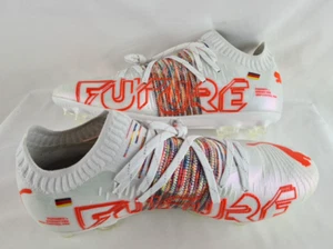 Original Marco Reus BVB Fußballschuhe Match prepared Puma Future Z weiss/ orange - Bild 1 von 10