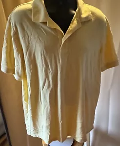 Mens polo Yellow Craft and Barrow extra soft Easy Care XL - Picture 1 of 4