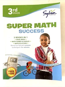 3rd Grade Super Math Success (Paperback or Softback) - Foto 1 di 7