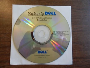 ** NUOVO ** Dell Displays E171FPb Monitor a colori CD configurazione rapida - Foto 1 di 1