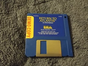Return to Atlantis Demo Floppy Game Kit per Amiga - Foto 1 di 3