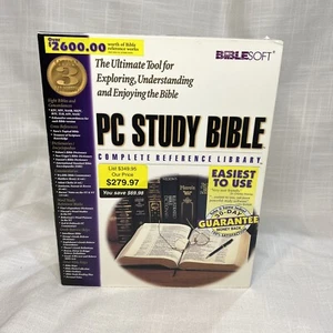 BibleSoft PC Study Bible ~ Version 3 CD-ROM for Windows 95 98 ~ New SEALED - Photo 1/8